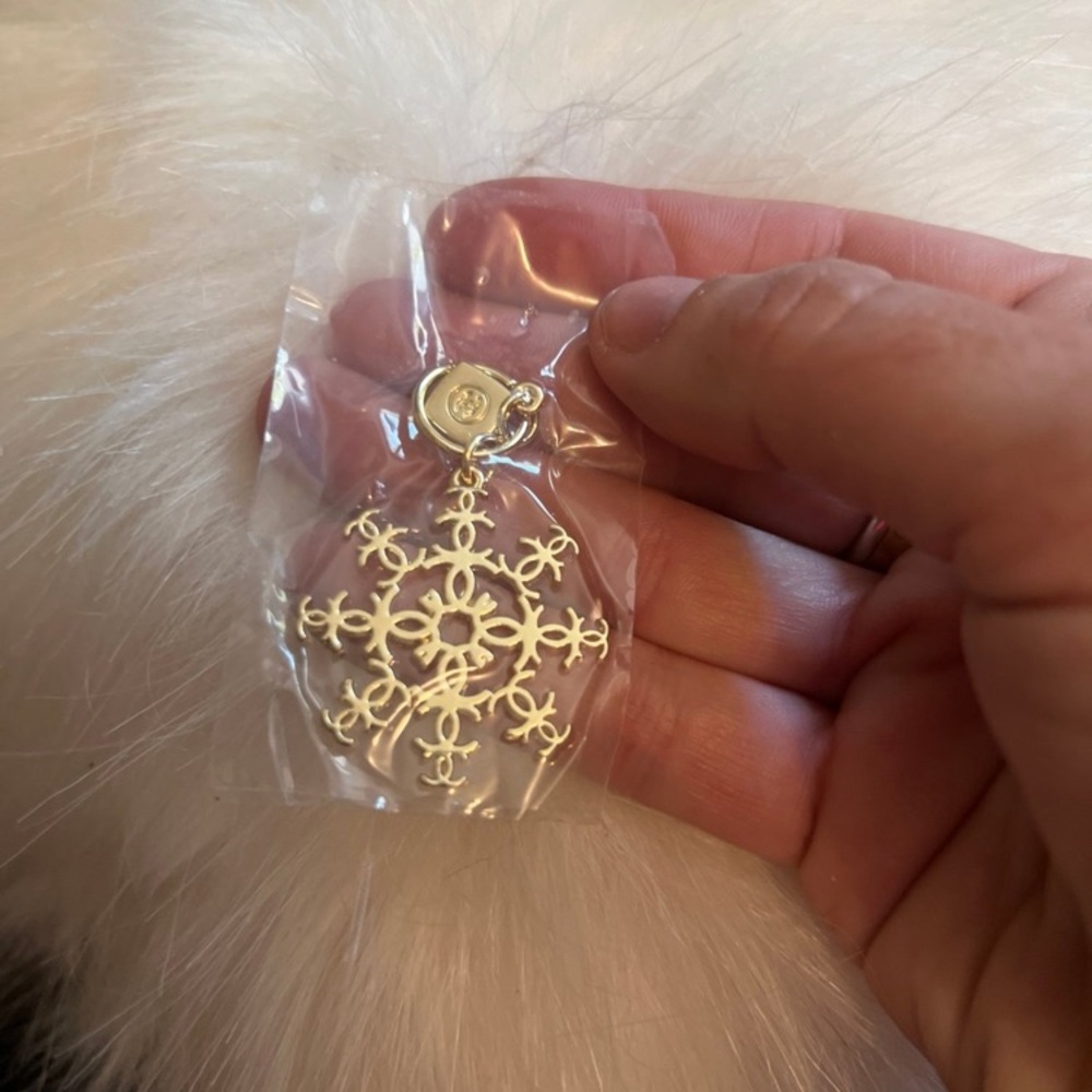 Chanel Holiday Snow Flake Charm